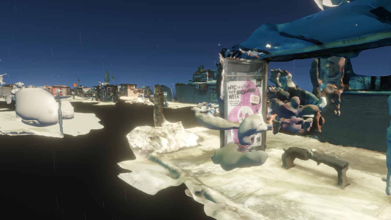 Unity environment — exterior, night